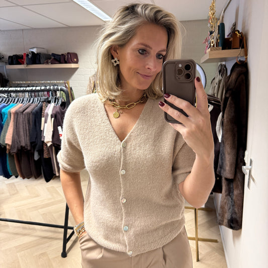 Vest Claudia Alpaca Camel