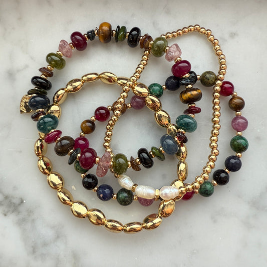 Armband Set Cannes Groen