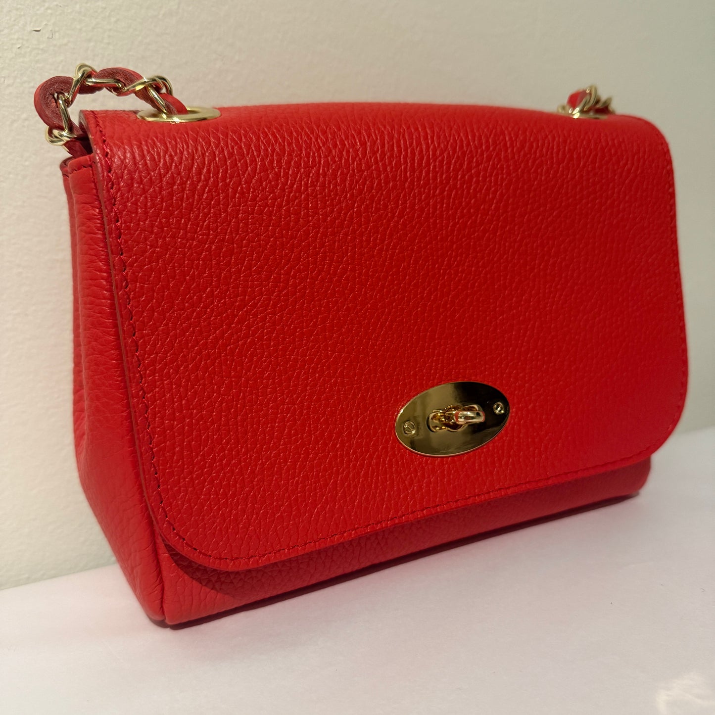 Tas Nina Leder Rood