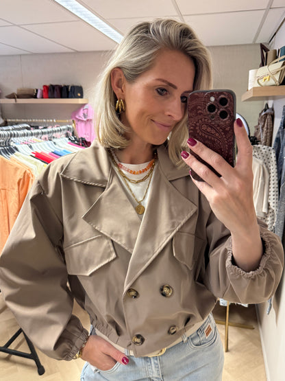 Jas Trench Taupe