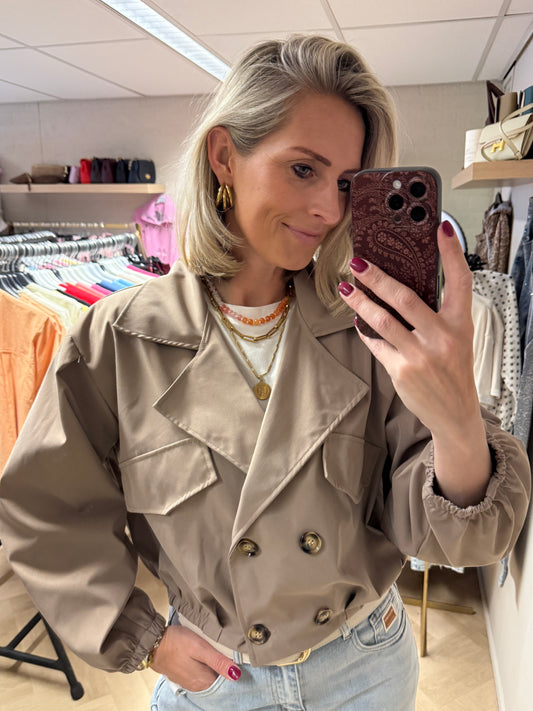 Jas Trench Taupe