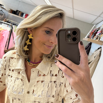 Oorbellen Vlinders Goud