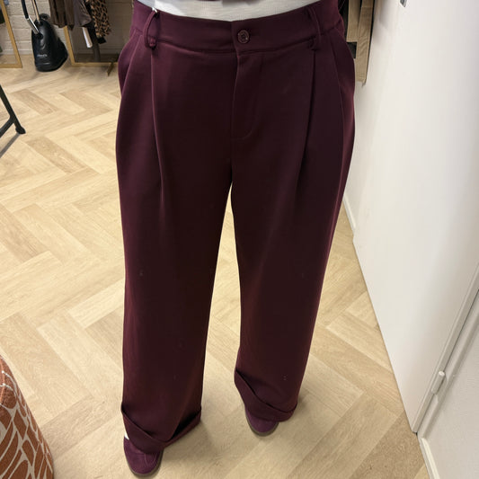 Pantalon Stef Aubergine
