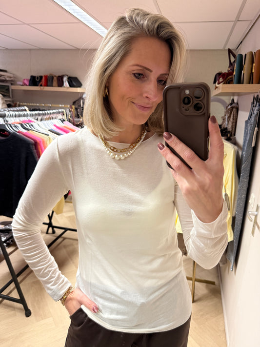 Shirt Nola Cashmere Wit
