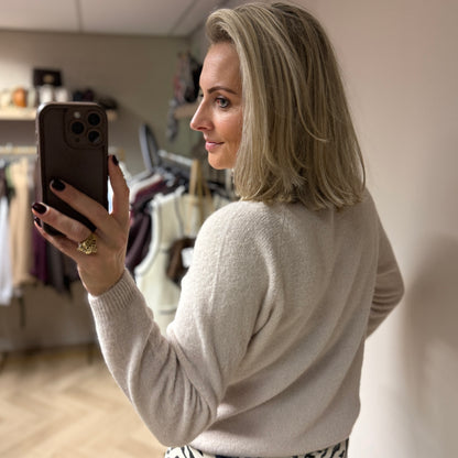 Vest Claudia Lange Mouw Alpaca Kit