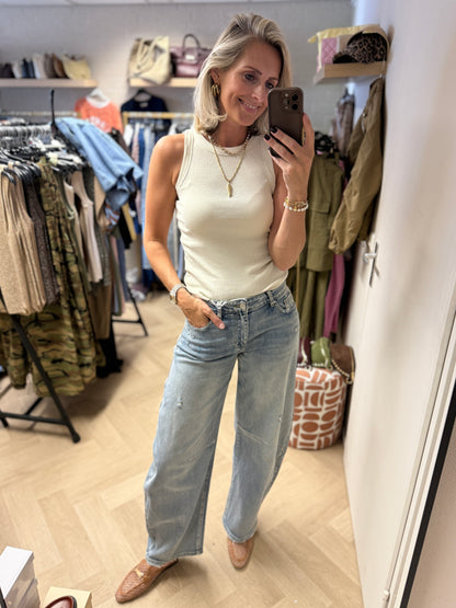 Jeans QH Jill Barrel Fit Light Blue Zand