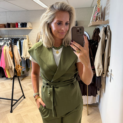 Gilet Farah Armygroen
