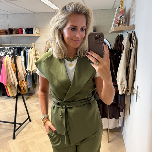Gilet Farah Armygroen