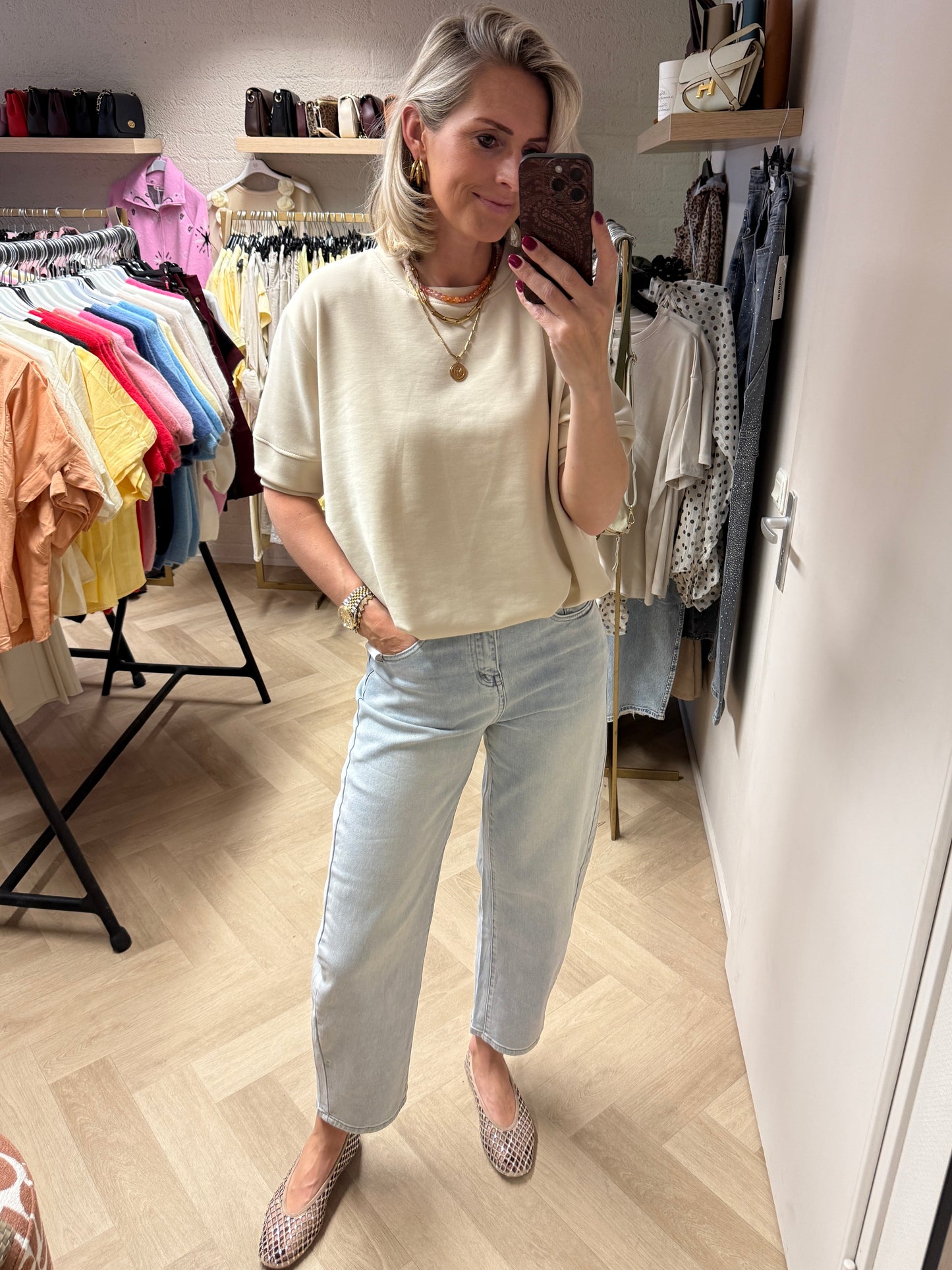 Shirt Ellie Comfy Pof Beige