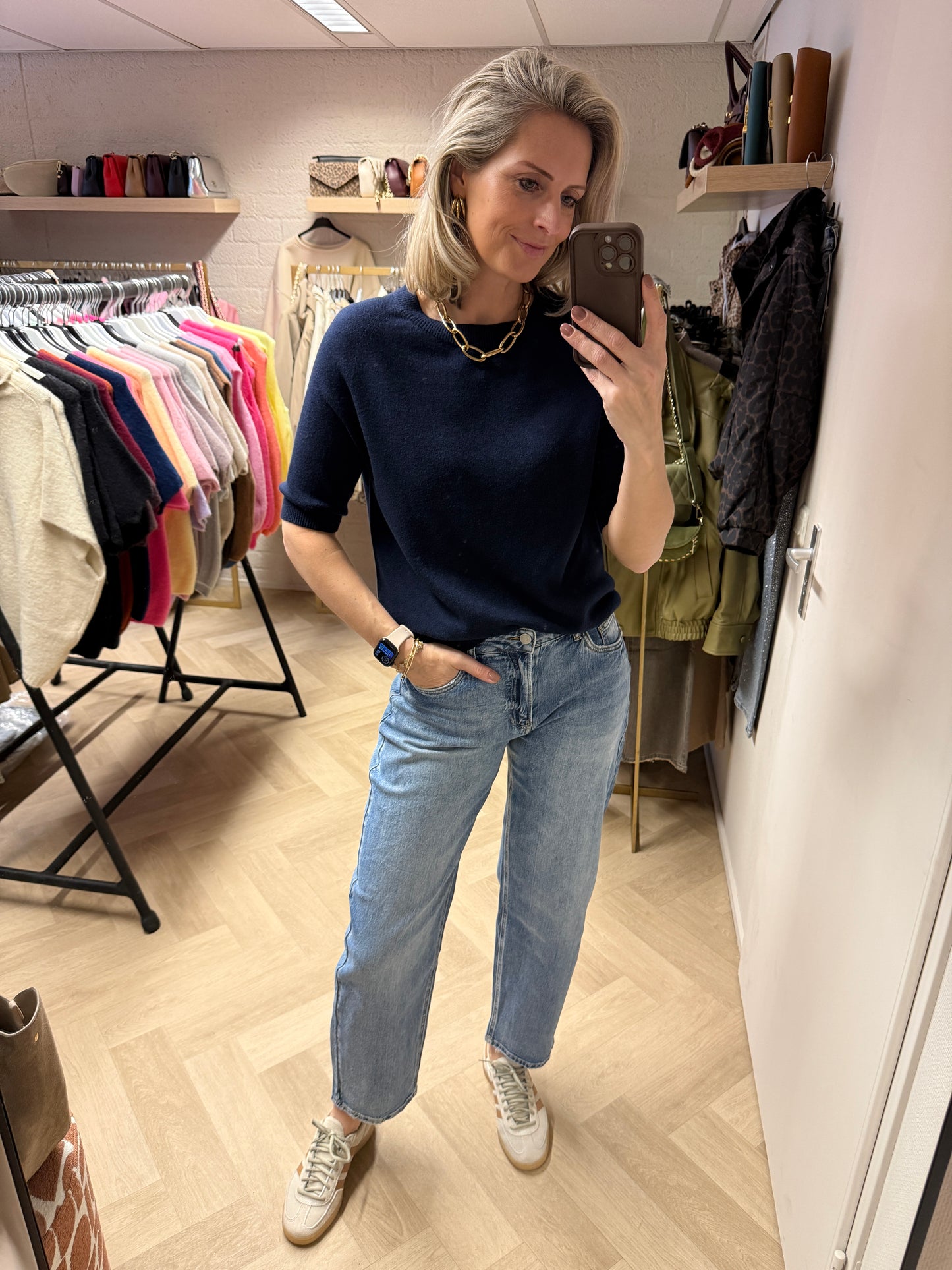 Trui Suzie Viscose Donkerblauw