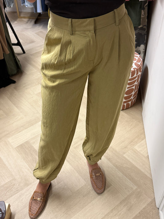 Pantalon Dewi Pof Mosterd