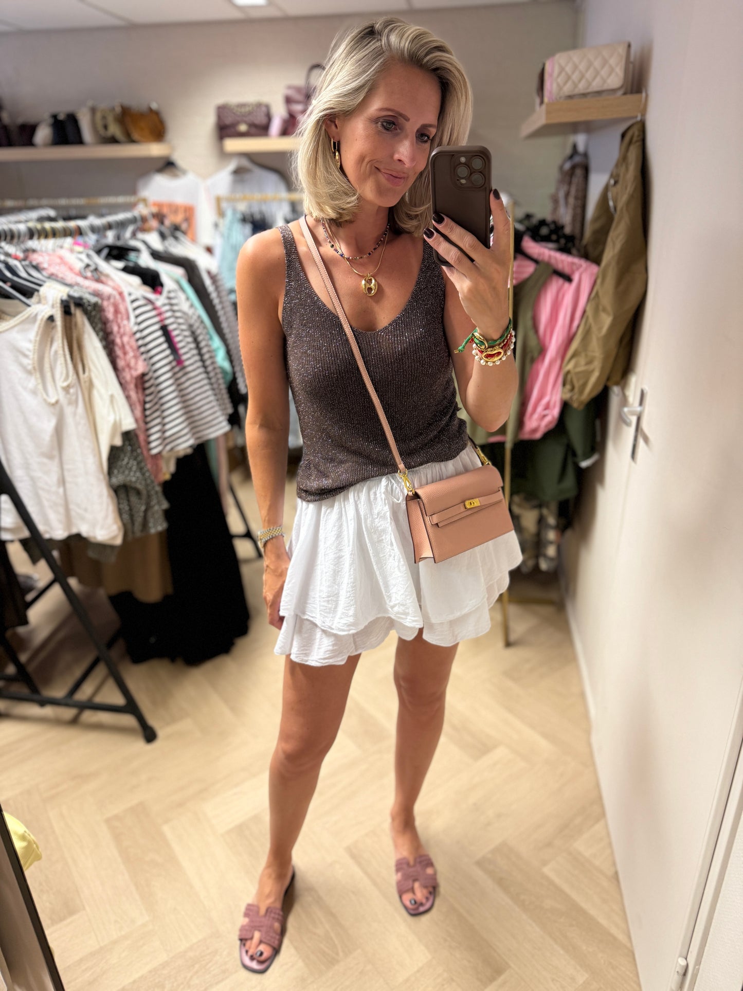 Skort Coco Katoen Wit