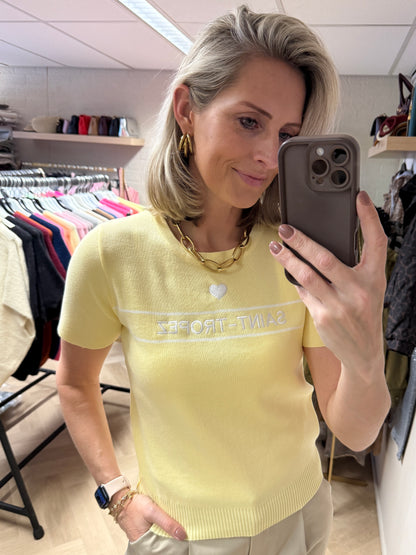 Shirt Saint Tropez Zachtgeel