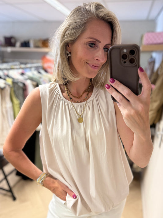 Top Yara Comfy Pof Beige