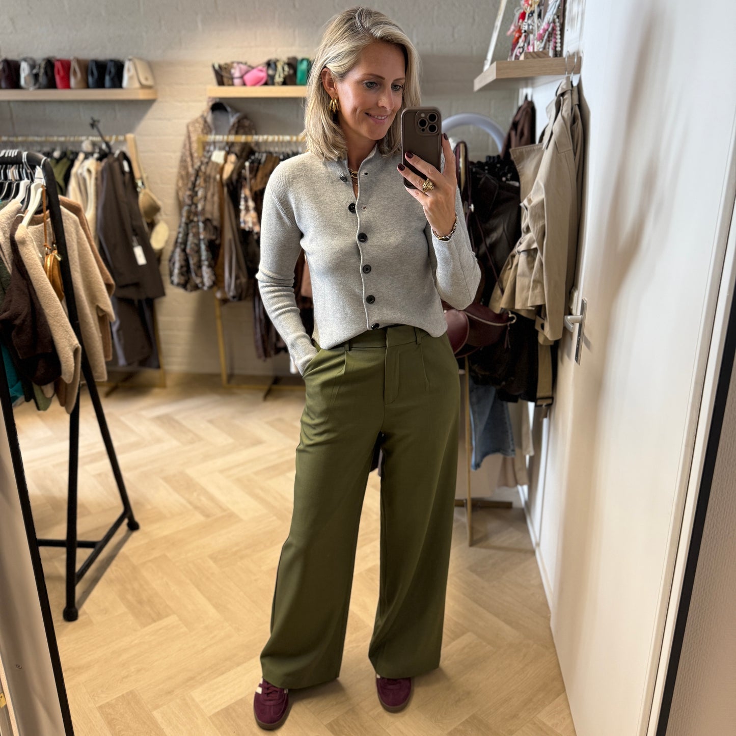 Pantalon Farah Armygroen
