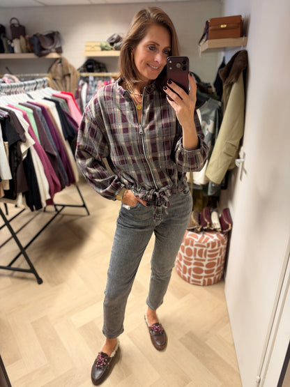 Jeans Eva Mom Fit Grijs