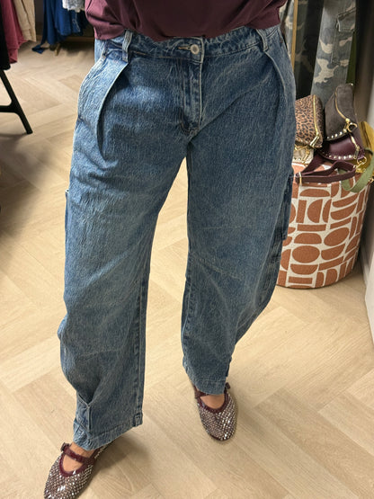Jeans Laulia Balloon T6109 Blue