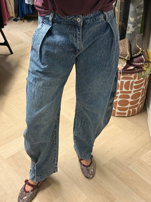 Jeans Laulia Balloon T6109 Blue