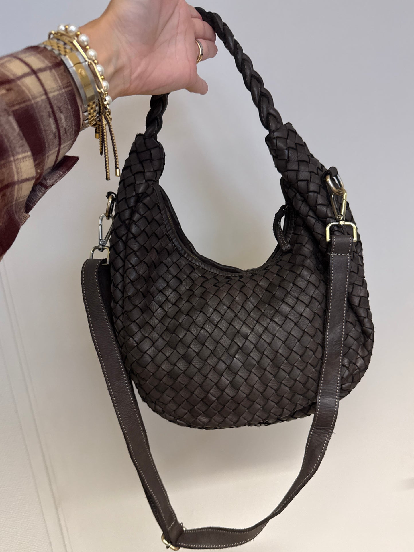 Tas Luxe Botti Washed Bruin