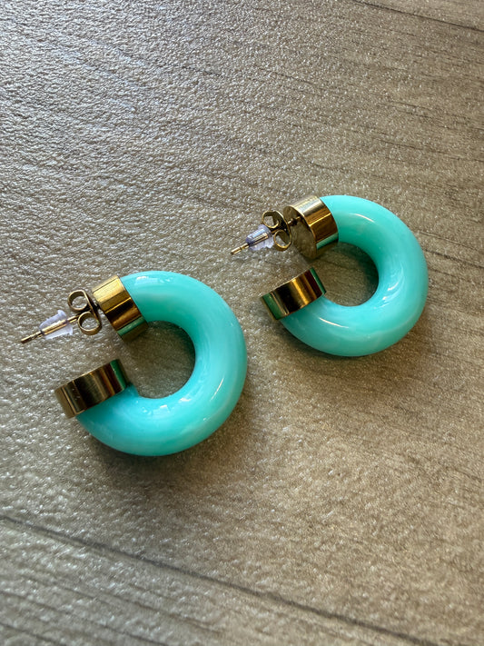 Oorbellen Cloé Turquoise