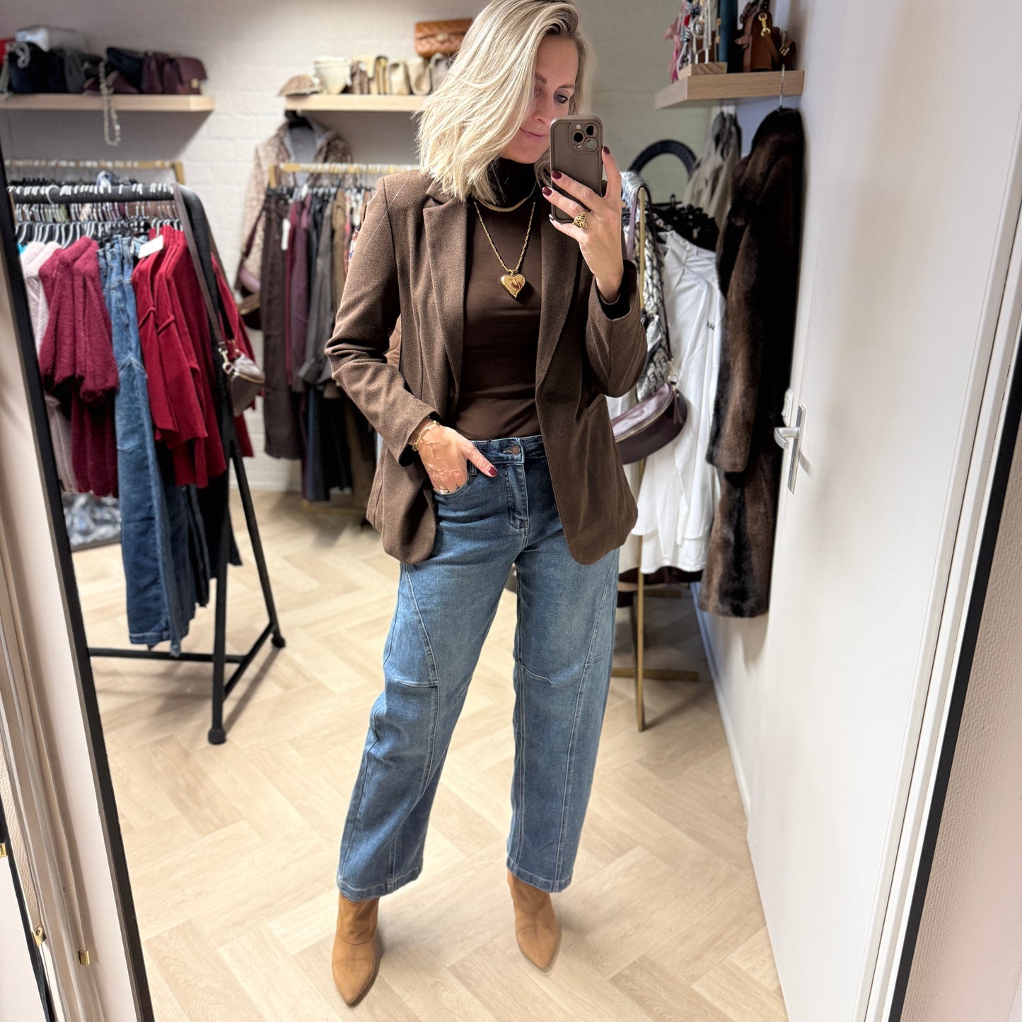 Jeans Georgia Barrel Denim Blue
