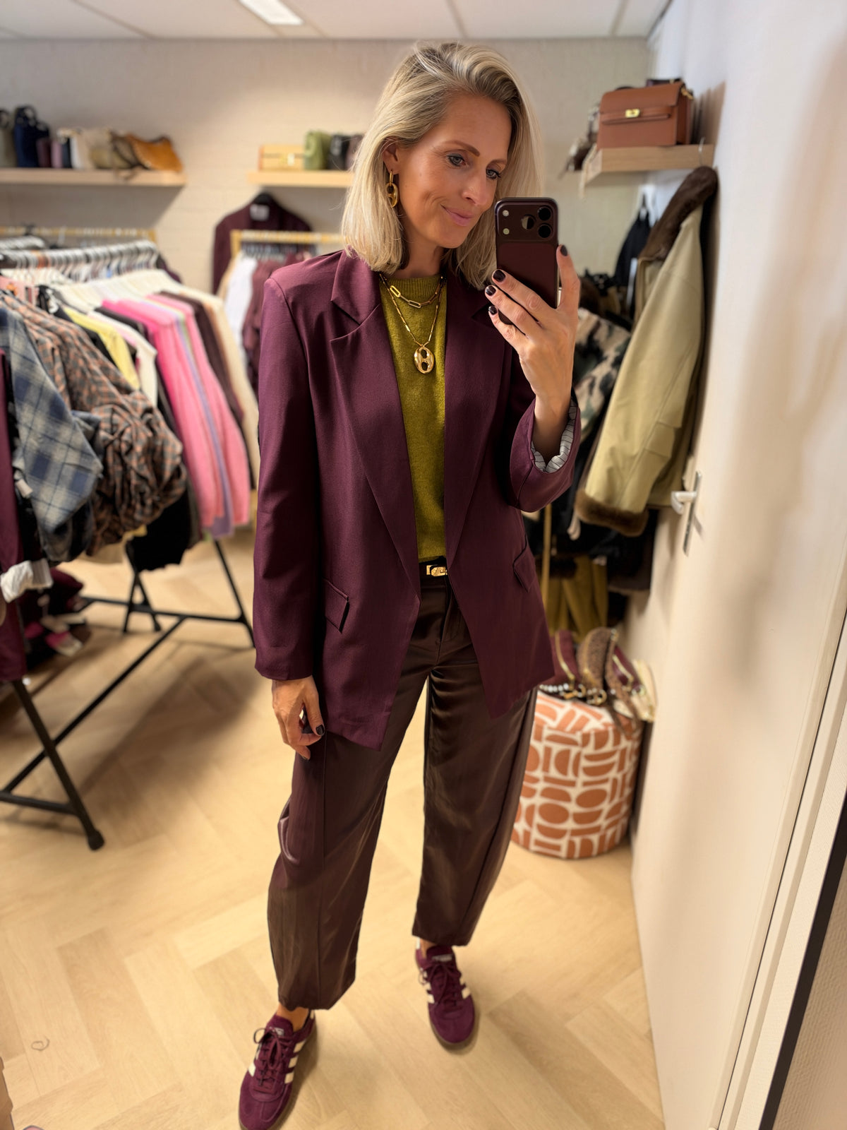 Blazer Karin Plum