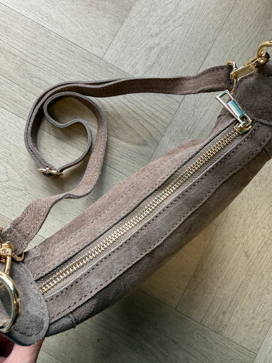 Tas Monica Suède Taupe
