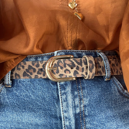 Riem Suus Suède Leopard