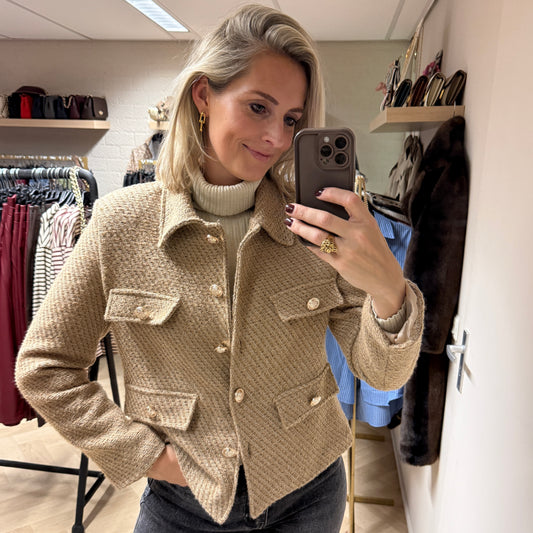 Blazer Ellen Bouclé Camel