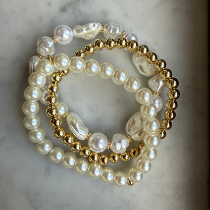 Armband Set Cannes Parels