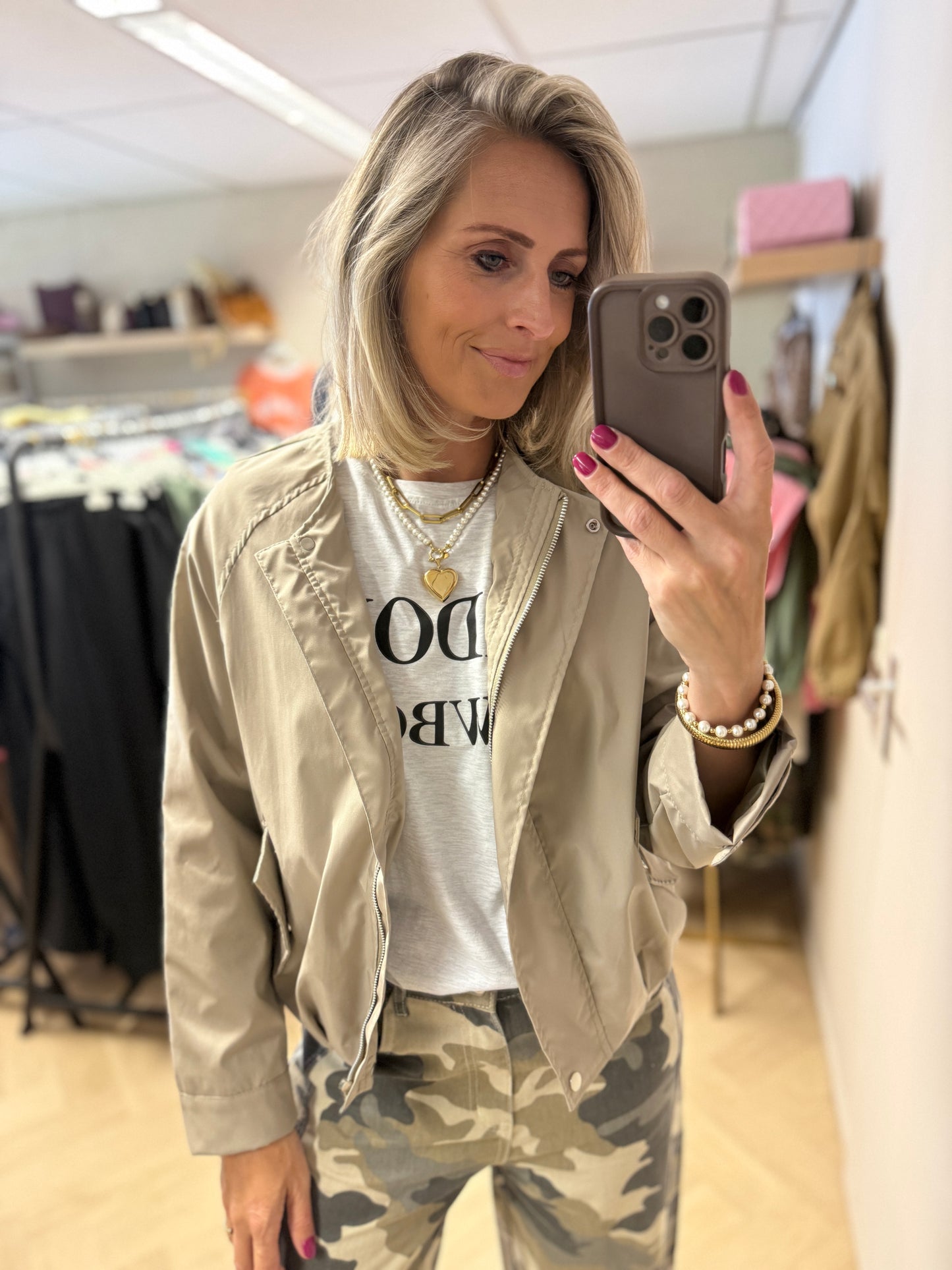 Jack Norah Round Neck Beige