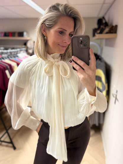 Blouse Florence Glans Offwhite