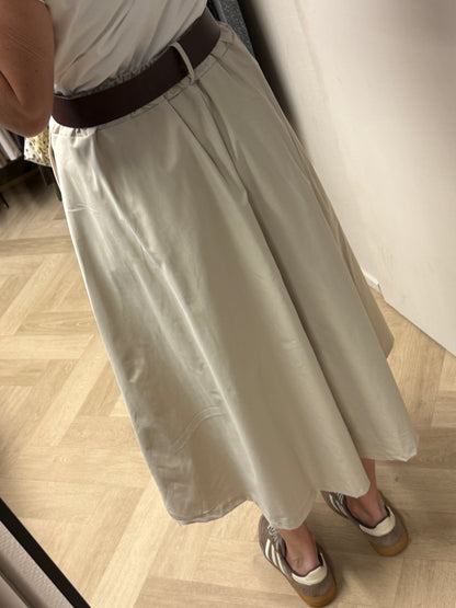 Rok Sharon Plooi Beige