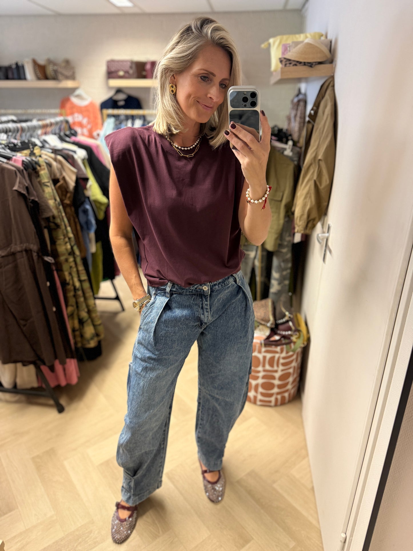 Shirt Kirsten Shoulders Plum