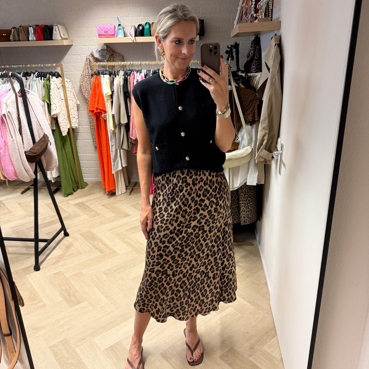 Spencer Charlotte Viscose Zwart
