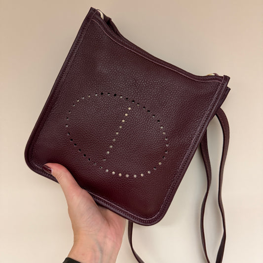Tas Tina Classic Grain Burgundy