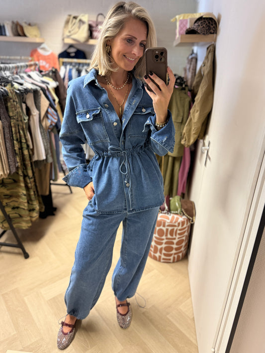 Co Ord Set Coco Denim Blauw