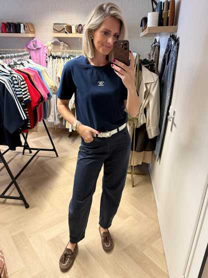 T-shirt Anne Donkerblauw
