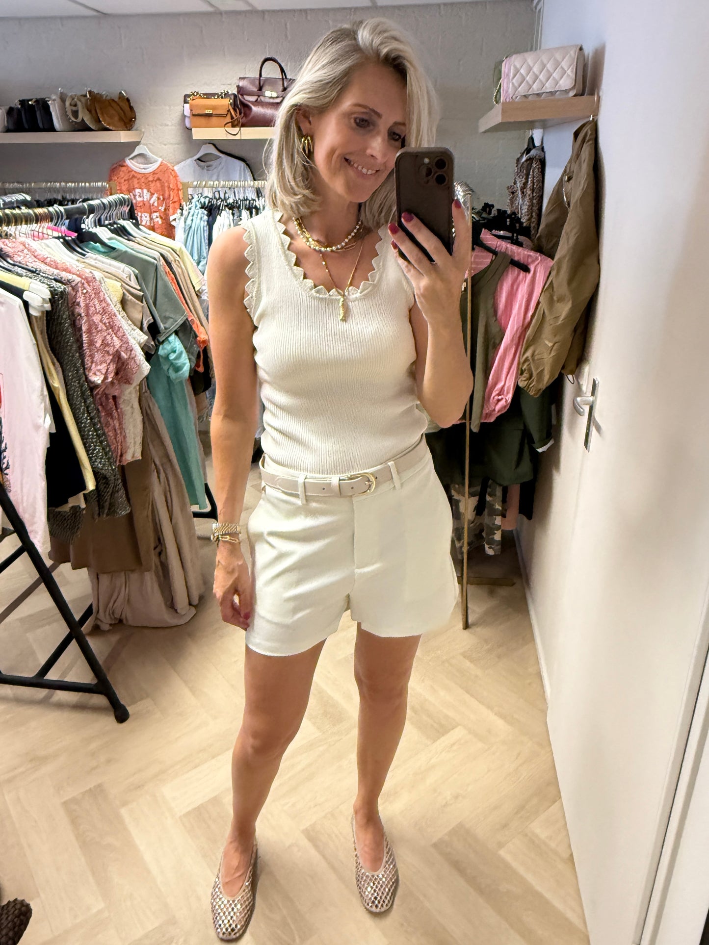 Short Cleo Offwhite