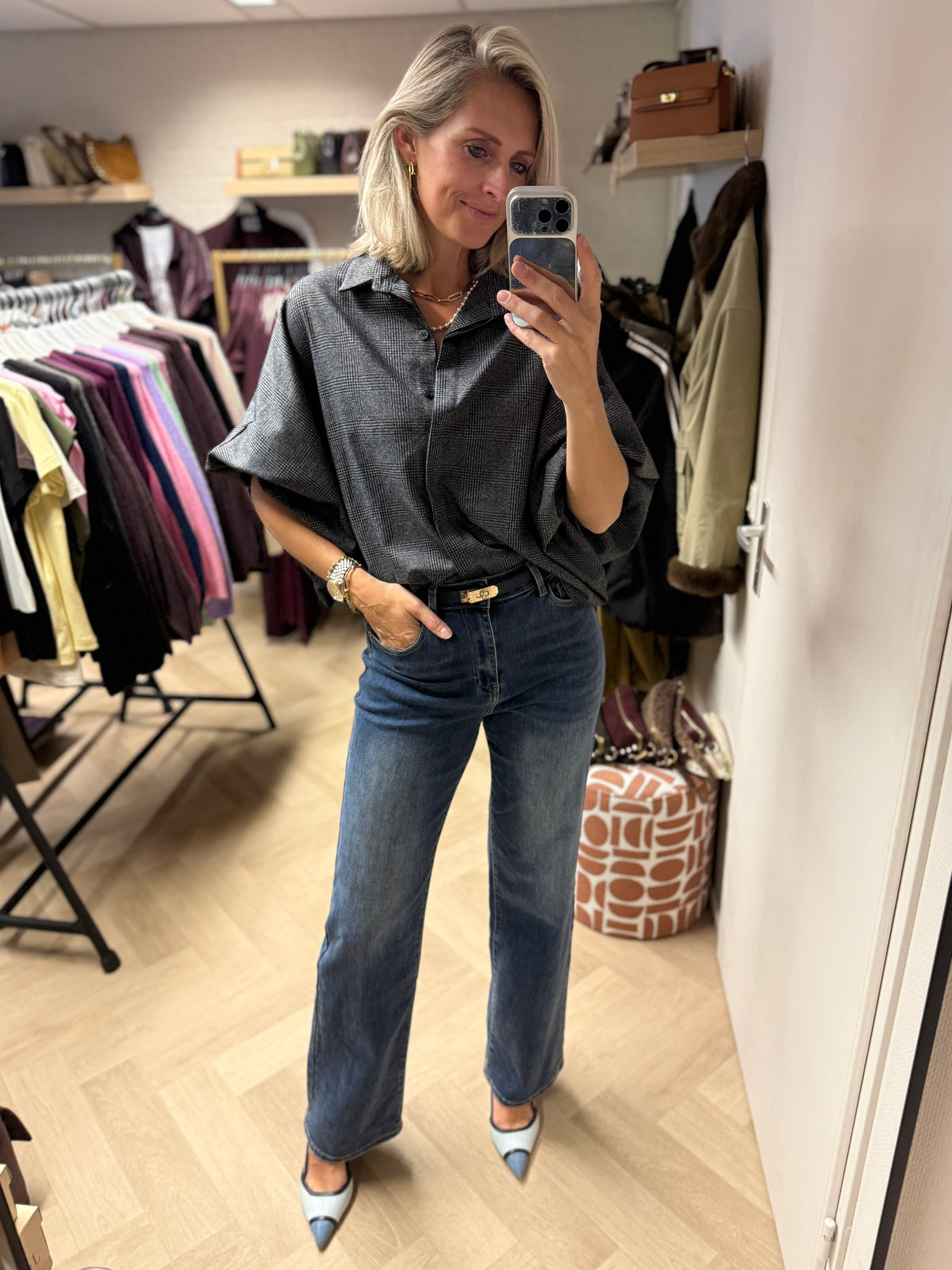 Jeans Laulia Loose Straight TALL Medium Blue