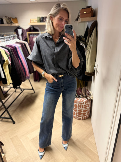 Jeans Laulia Loose Straight TALL Medium Blue