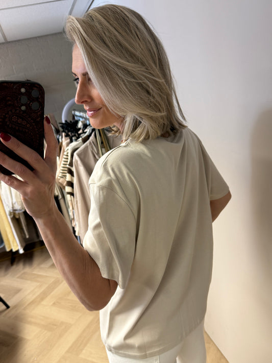 Shirt Kylie Basic Beige