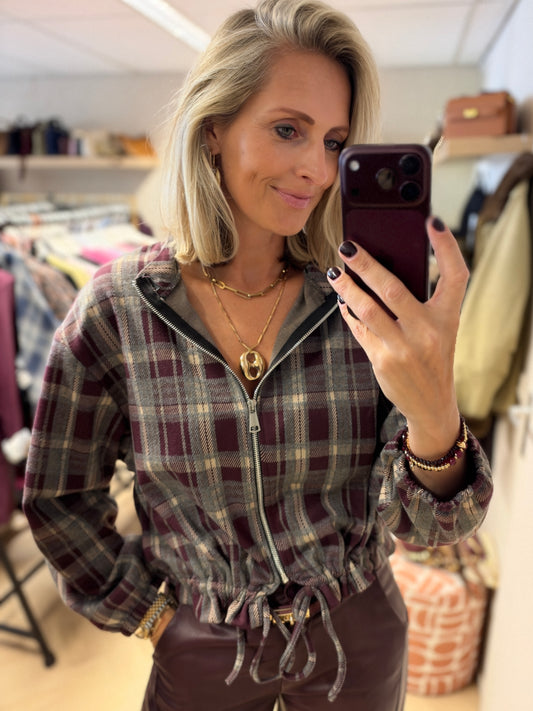 Vest Wendy Ruit Bordeaux