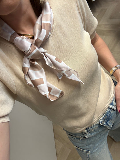 Sjaal Silka HH Lichtroze Beige