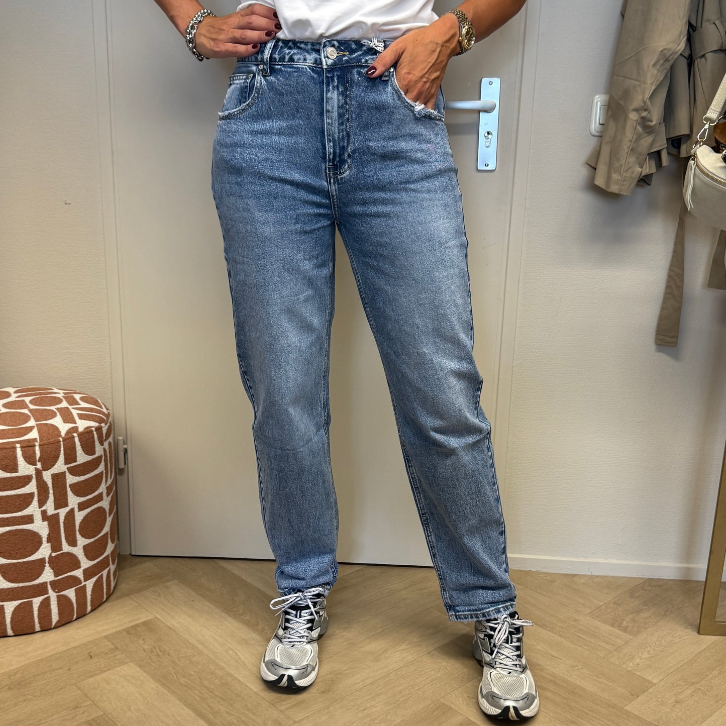 Jeans Steffie Mom Fit Medium Blue