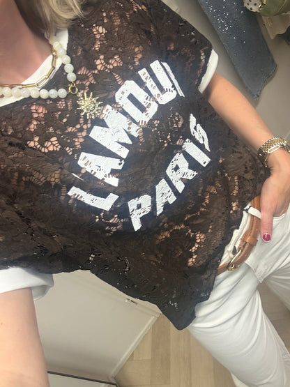 Shirt Lucy L'Amour Paris Choco