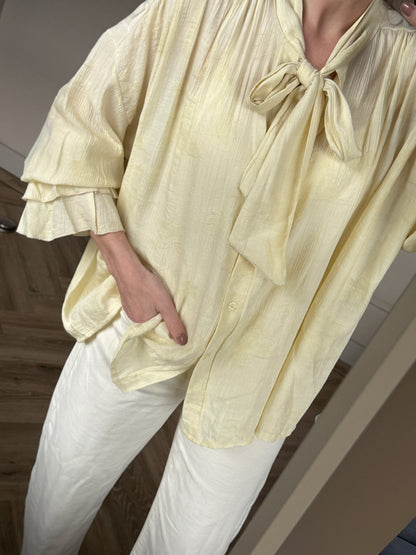 Blouse Honey Strik Butteryellow