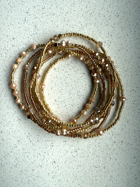 Armband Set Cannes Small Beige