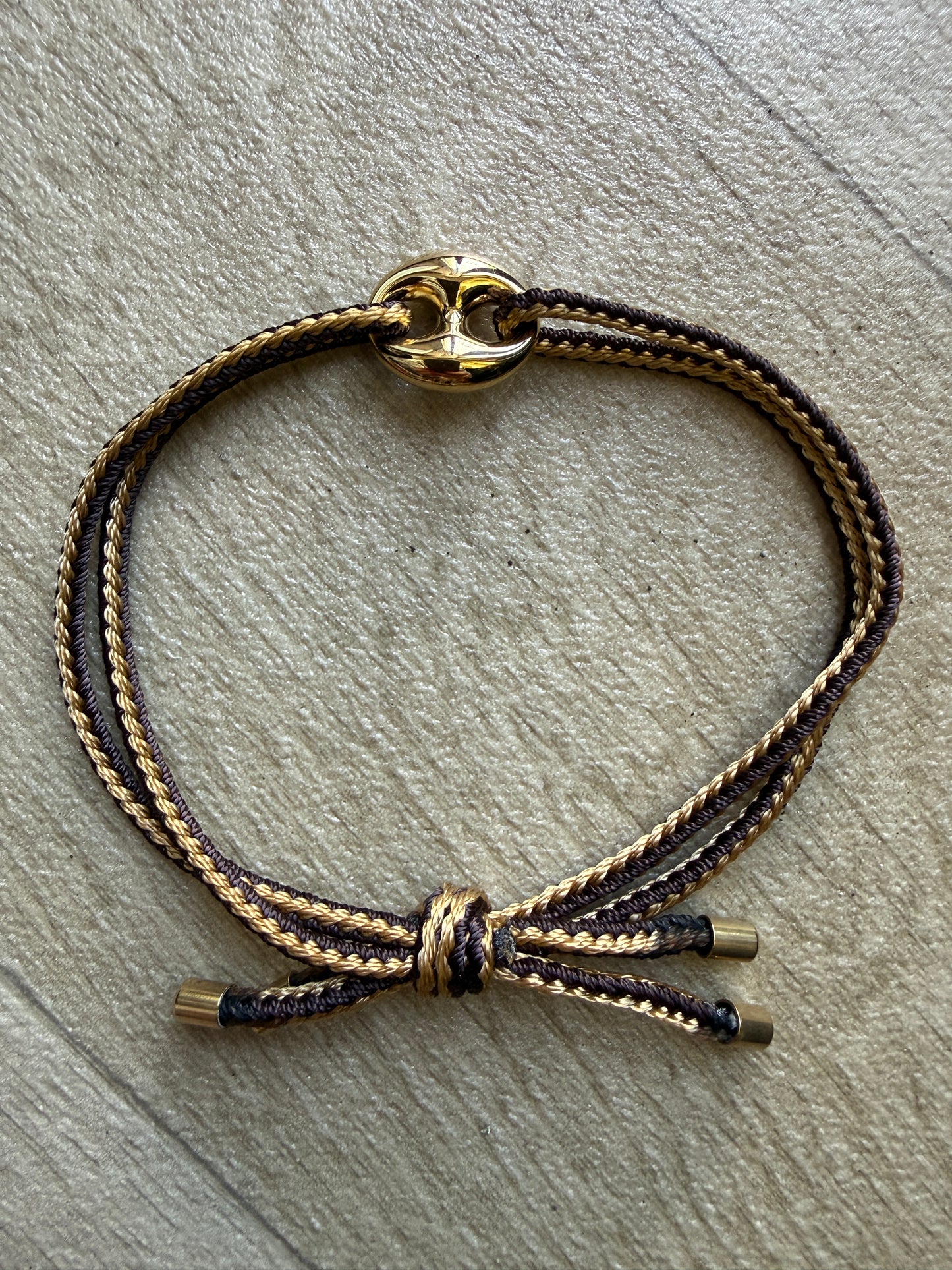 Armband Boon Stainless Steel Small Roze/Bruin
