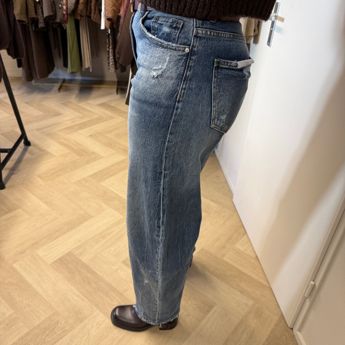 Jeans QH Barrel Fit Medium Blue